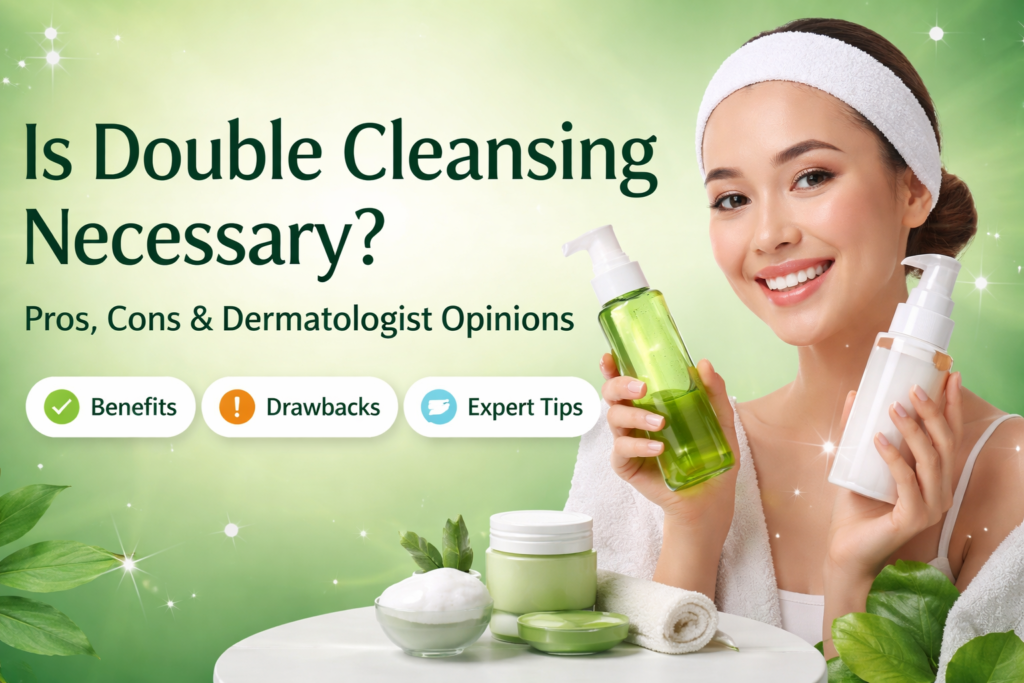 Is Double Cleansing Necessary? Pros, Cons & Dermatologist Opinions.